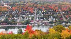 City from across the river