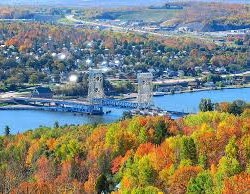 Bridge river view during the day